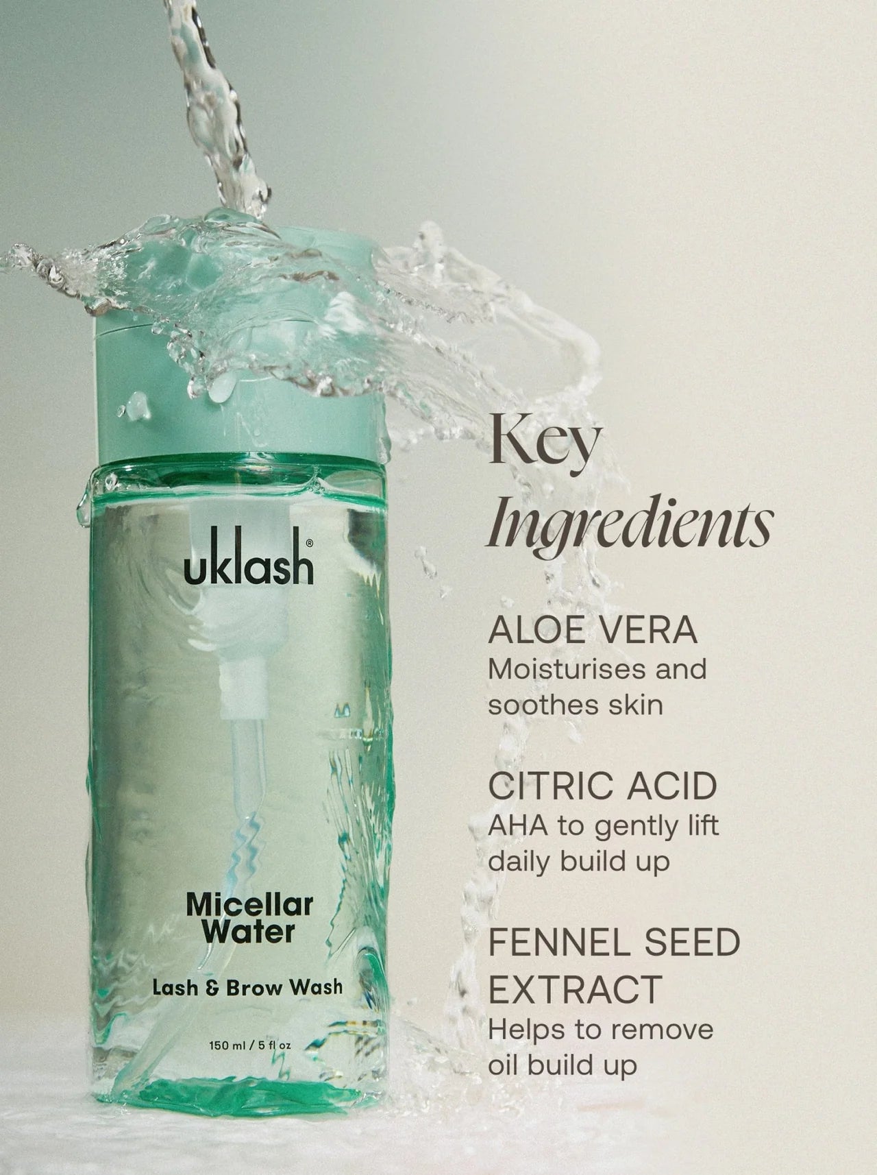 UKLash - Micellar Water - Lash & Brow Wash